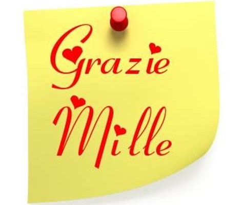 grazie mille